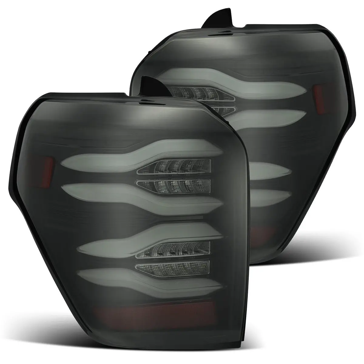 2010-2022 Toyota 4Runner Pro-Series Led Tail Lights Jet Black Alpha-Rex 690010 1