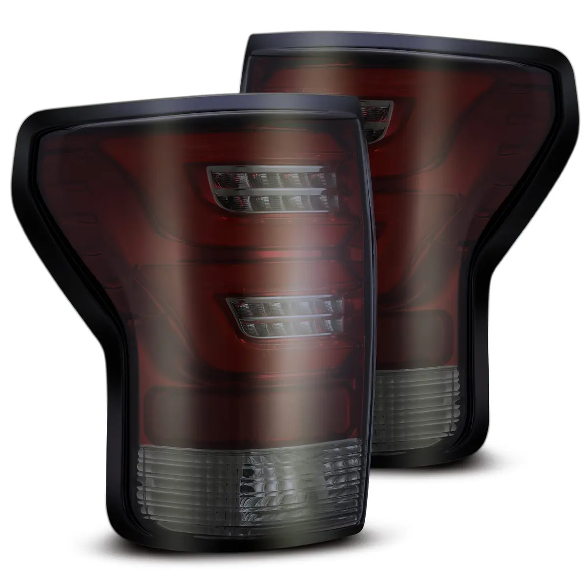 2007-2013 Toyota Tundra Pro-Series Led Tail Lights Red Smoke Alpha-Rex 670020 1