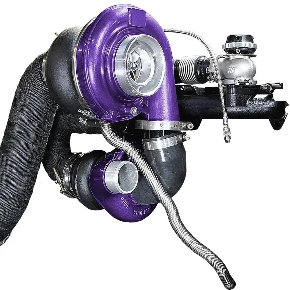 Ats Aurora 3000/5000 | 4000/7500 Compound Turbo System Fits 1994-2007 5.9L Cummins 1