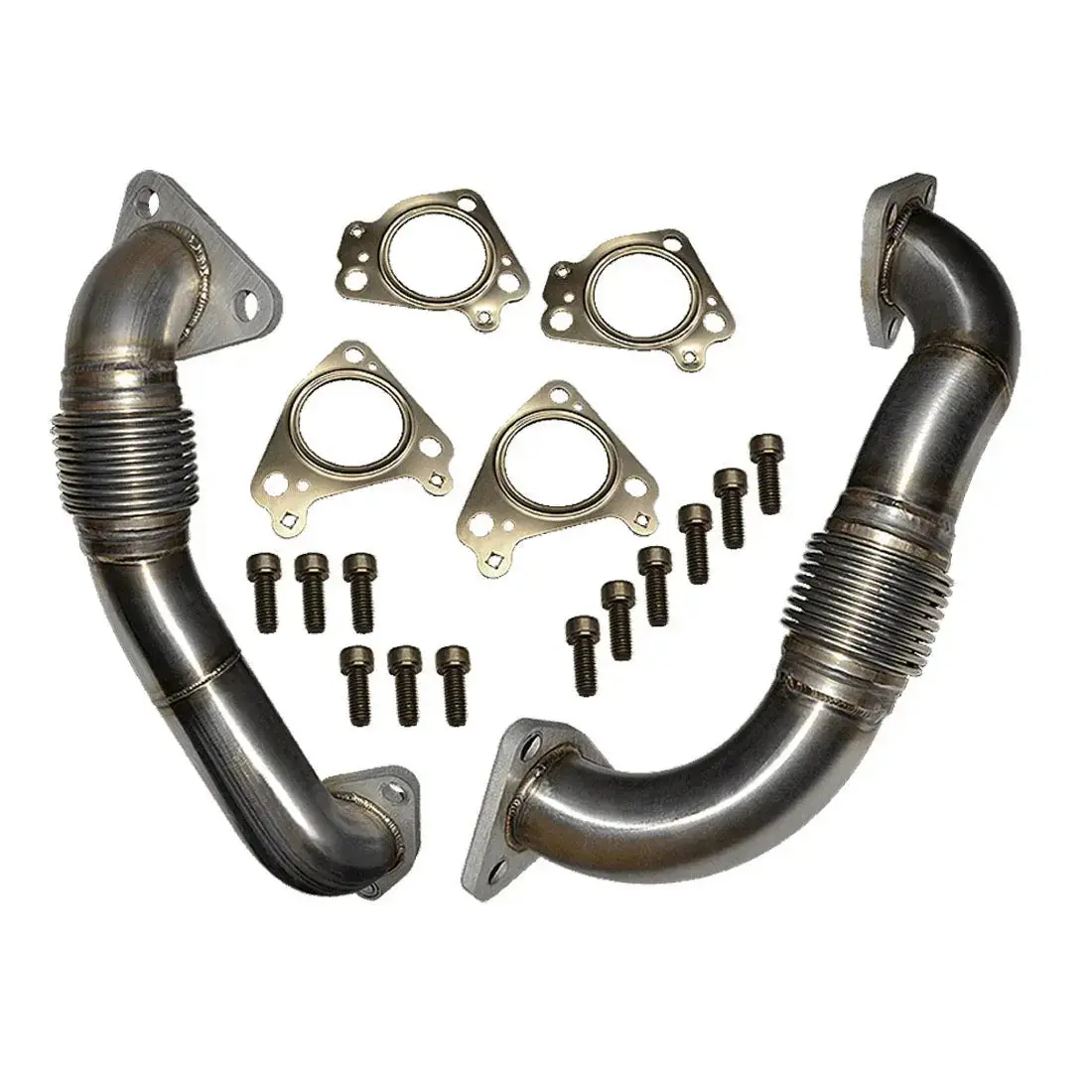 Ats Direct Replacement Up-Pipe Kit For 2001-2010 Chevy/Gmc 6.6L Duramax 1