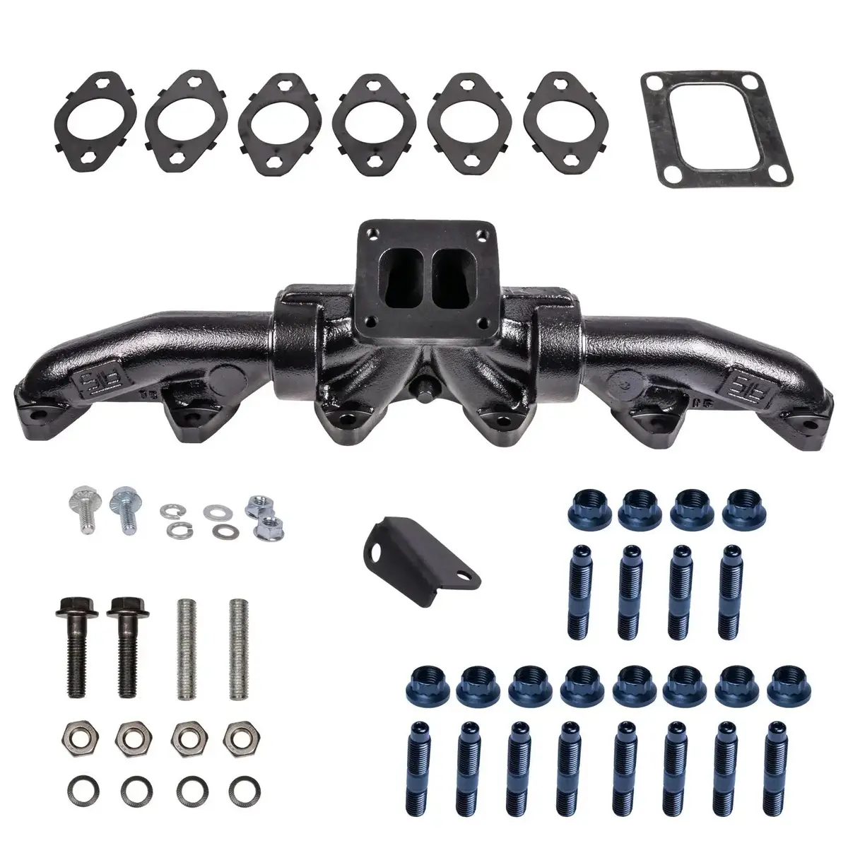 Ats Pulse Flow Exhaust Manifold Kit For 1994-2002 Dodge 5.9L Cummins 1