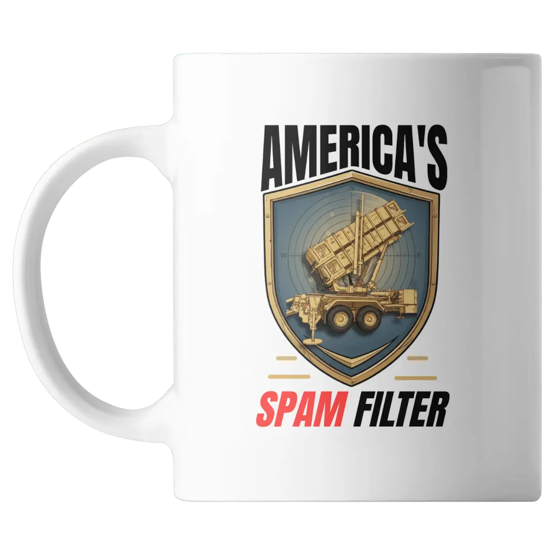 America's Spam Filter Patriot 15 Ounce Mug 1