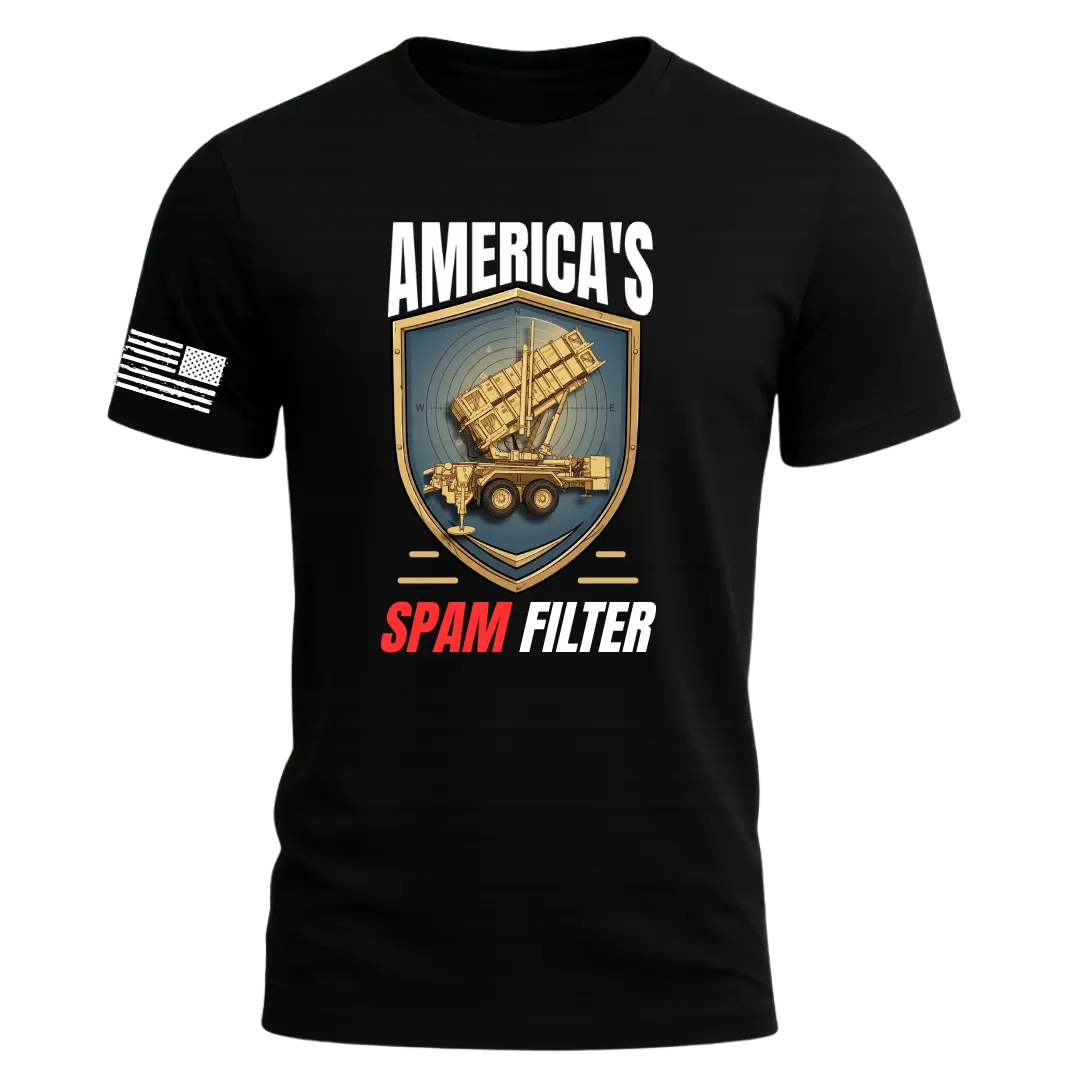 America's Spam Filter Patriot T-Shirt 1