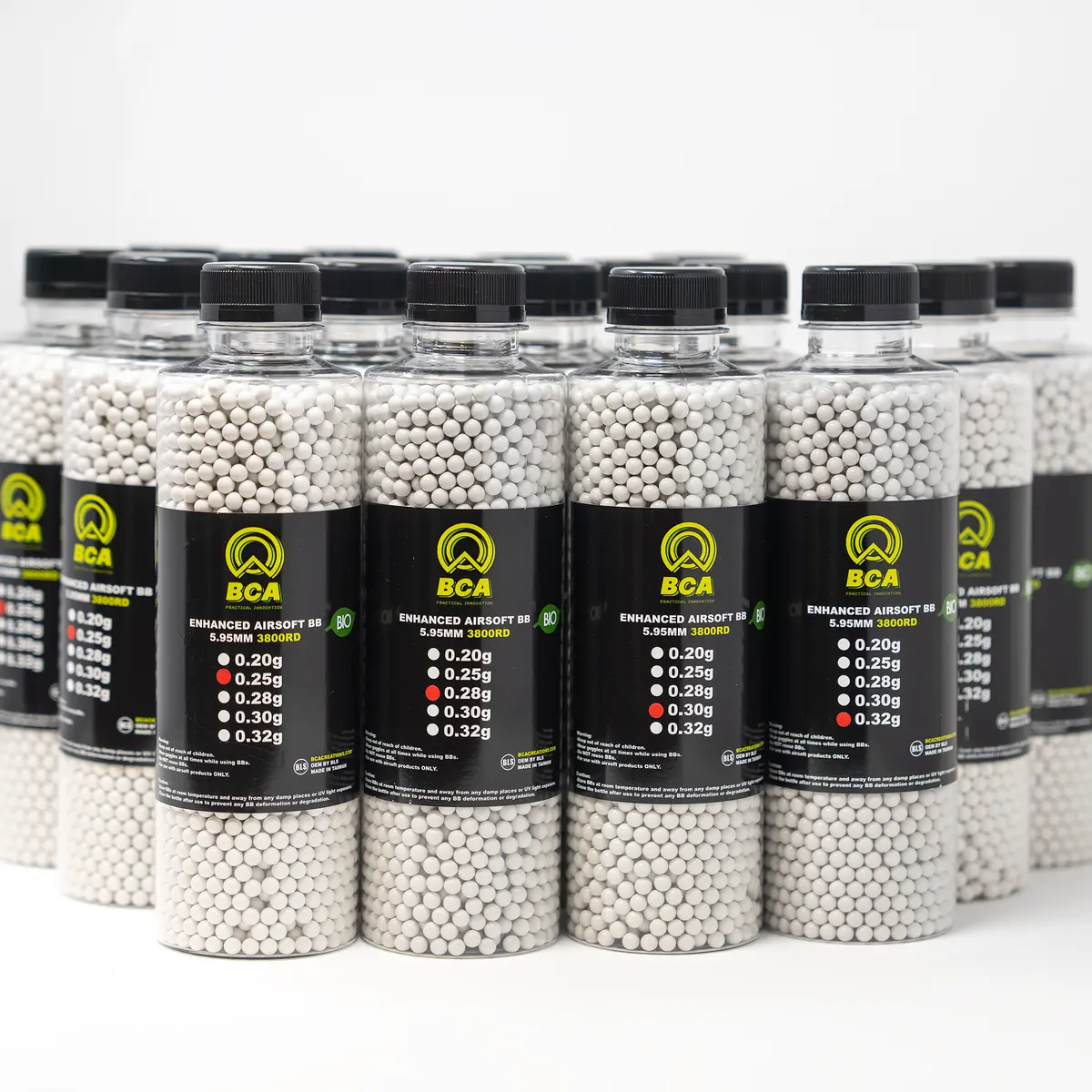Bca Superior Enhanced Airsoft Biodegradable Bbs - 15 Bottles Bulk (0.25G) 1