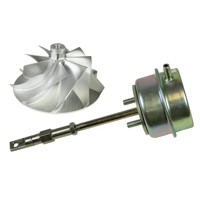 Billet Wheel & Waste Gate Combo Kit W/Oem Or Garrett Replacement Turbo Ford 7.3L Power Stroke 1999.5-2003 1