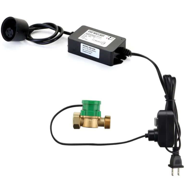 Bluonics 100-120V Uv Ballast For 55W 12 Gpm Ultraviolet Uv Light Water Sterilize With Smart Flow Sensor Switch- 4 Prong 1