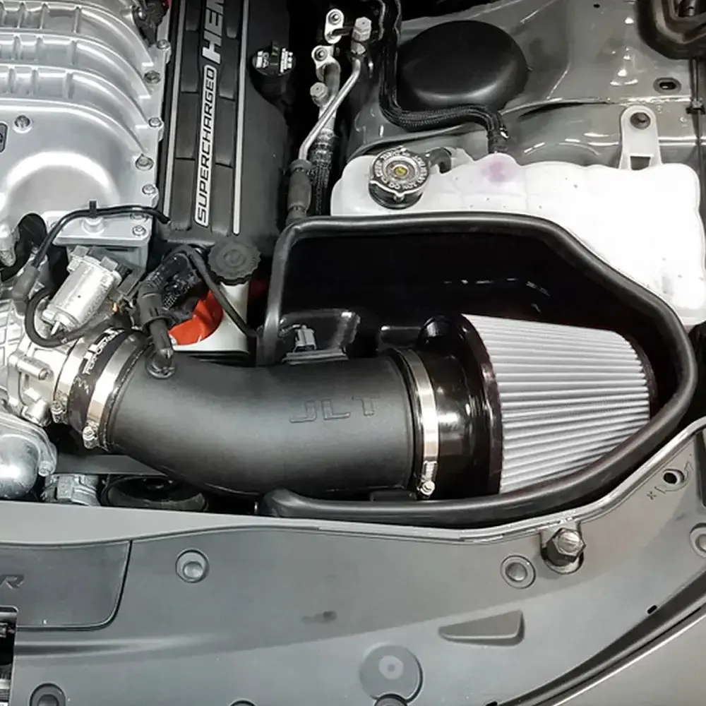 S&B Filters Jlt Cold Air Intake Cotton Filter 2017-2019 Dodge Charger Hellcat, 2017-2018 Dodge Challenger Hellcat 6.2L, No Tuning Required Dry Extendable Filter Cai-75-5196D 1