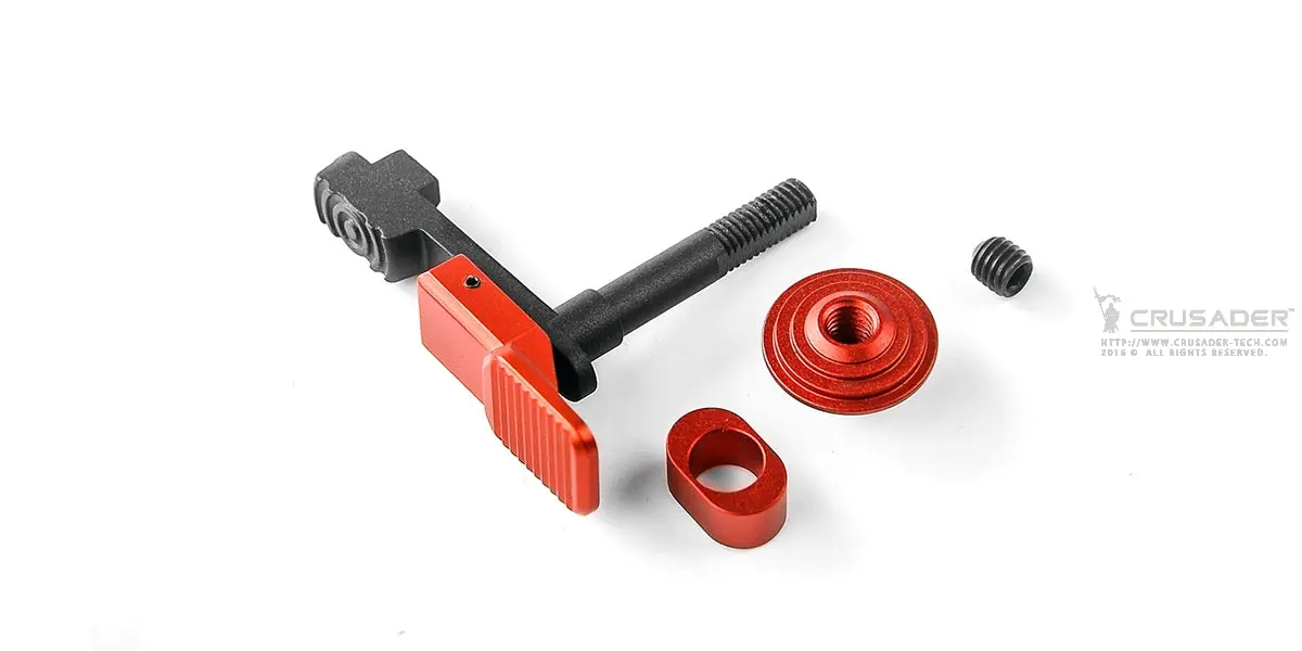 Tactical Crusader Ambi Magazine Release (Black / Red) 1