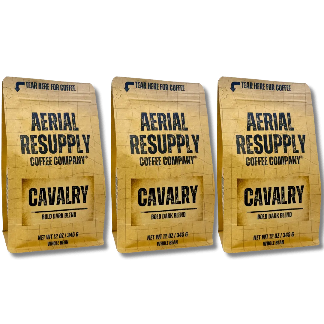 Cavalry Dark Roast Coffee – 3 Bag Monthly Subscription 1