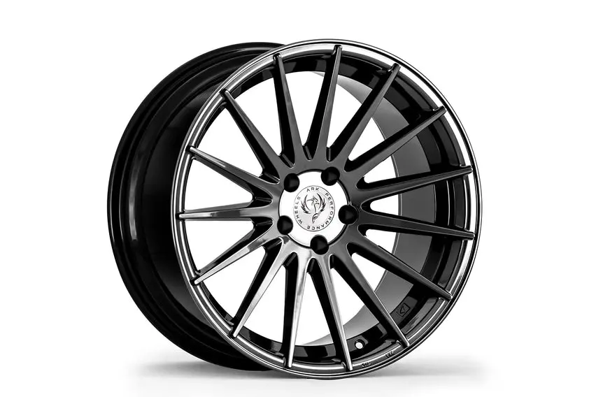 225S Cast Wheel | Black Metallic Chrome | 19X9.5 | Offset 15 | Pcd 5X114.3 | Cb 73.1 | Ark - Cw225s-1995.15Bc 1