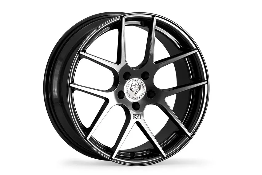 270 Cast Wheel | Black Metallic Chrome | 19X9.5 | Offset 15 | Pcd 5X114.3 | Cb 73.1 | Ark - Cw270-1995.15Bc 1