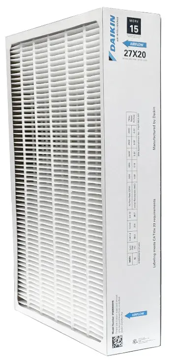 Daikin 0160M00018 - 20" X 27" X 5" Pleated Merv 15 Replacement Filter For Dv15-2821-Fc 3
