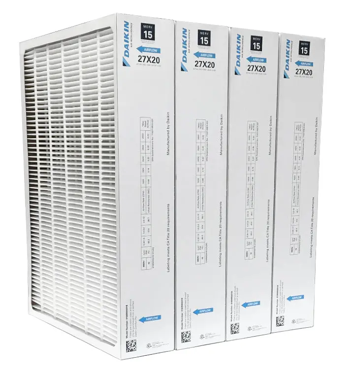 Daikin 0160M00018 - 20" X 27" X 5" Pleated Merv 15 Replacement Filter For Dv15-2821-Fc 3