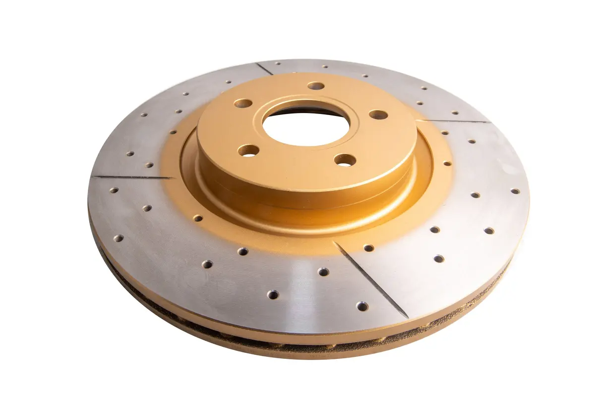 2015-2018 Lincoln Mkc & More | Dba Street Series Gold Cross-Drilled/Slotted Brake Rotor [Front] | Dba2120x 1