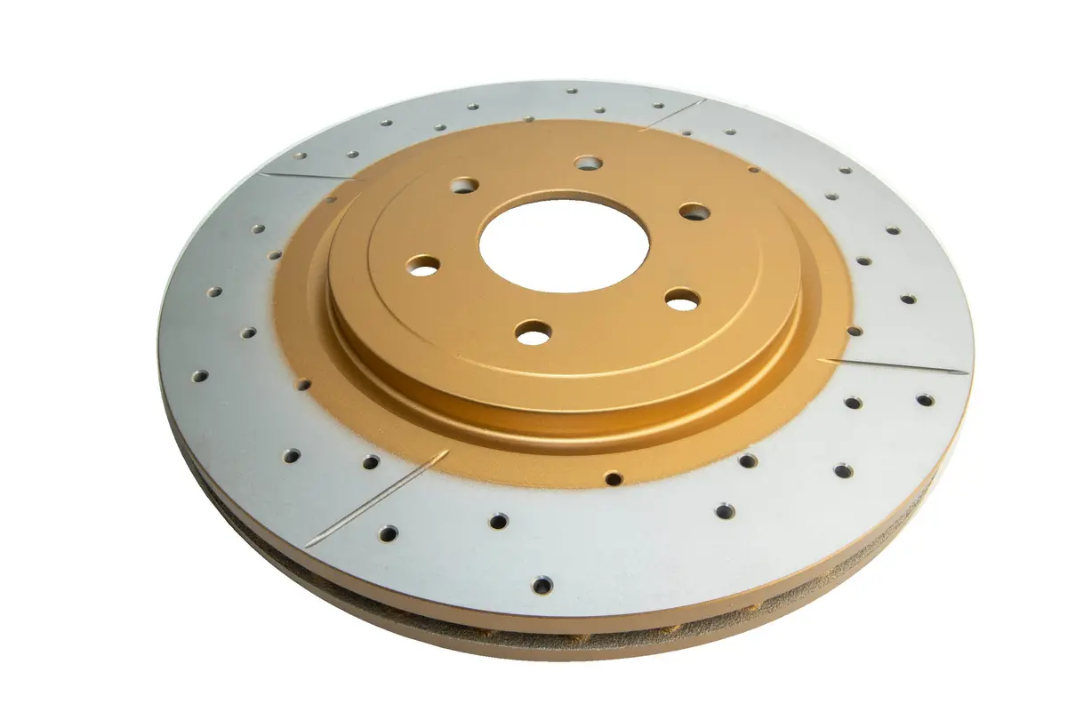2010-2011 Nissan Pathfinder & More | Dba Street Series Gold Cross-Drilled/Slotted Brake Rotor [Front] | Dba2312x 1