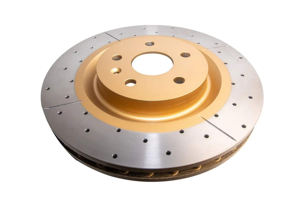 2014-2017 Chevrolet Ss & More | Dba Street Series Gold Cross-Drilled/Slotted Brake Rotor [Front] | Dba2604x 1