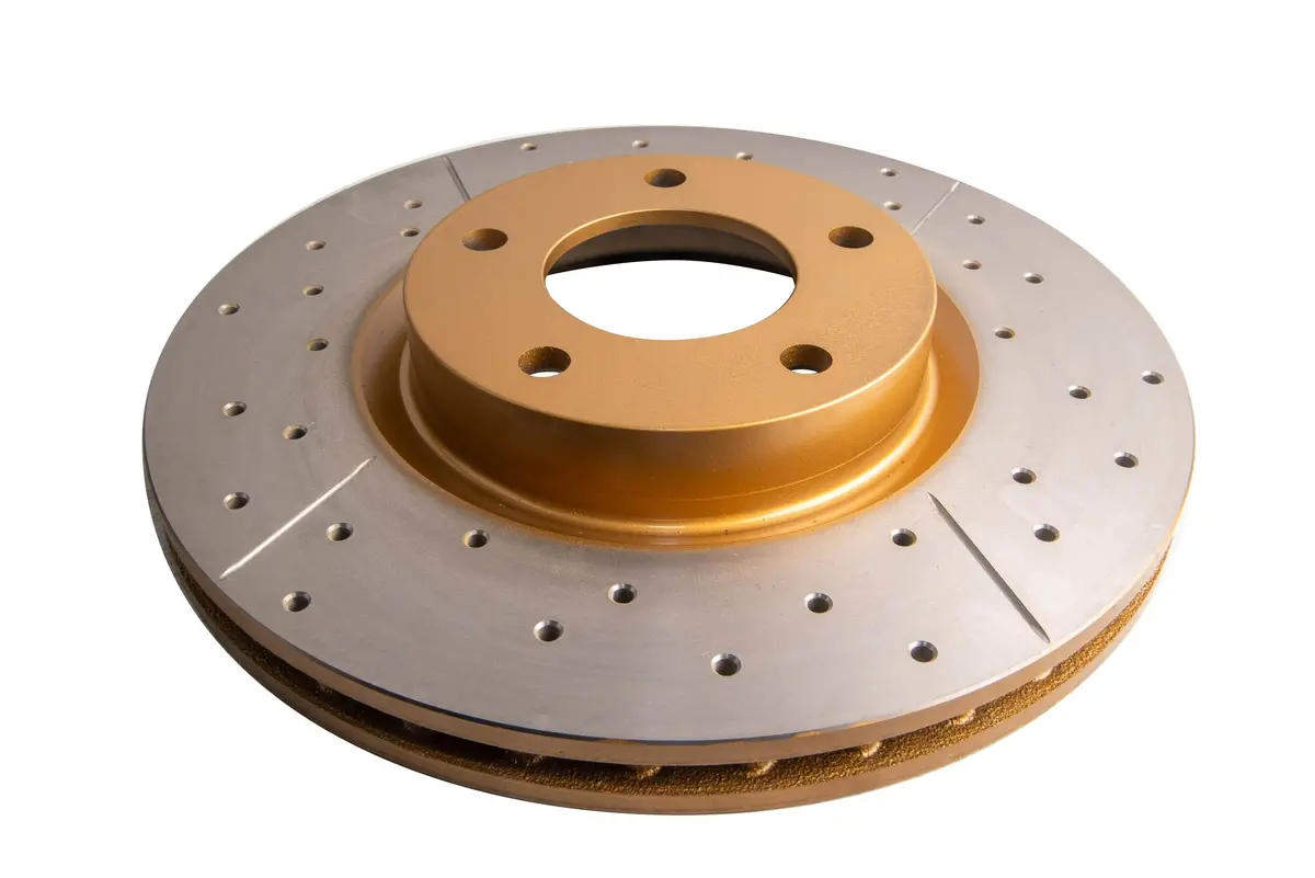 2006-2010 Mazda 5 & More | Dba Street Series Gold Cross-Drilled/Slotted Brake Rotor [Front] | Dba2956x 1
