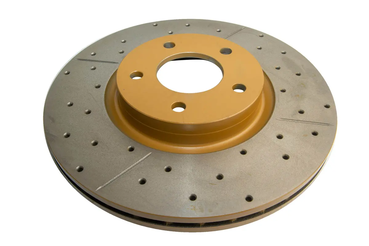 2007-2011 Mazda 3 | Dba Street Series Gold Cross-Drilled/Slotted Brake Rotor [Front] | Dba2962x 1