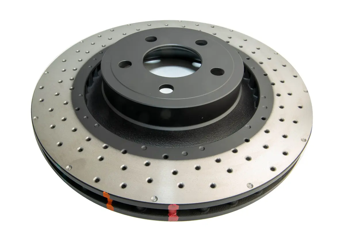2017-2018 Ford Mustang & More | Dba 4000 Series Cross-Drilled/Dimpled Wave Disc Brake Rotor [Front] | Dba42164xd 1