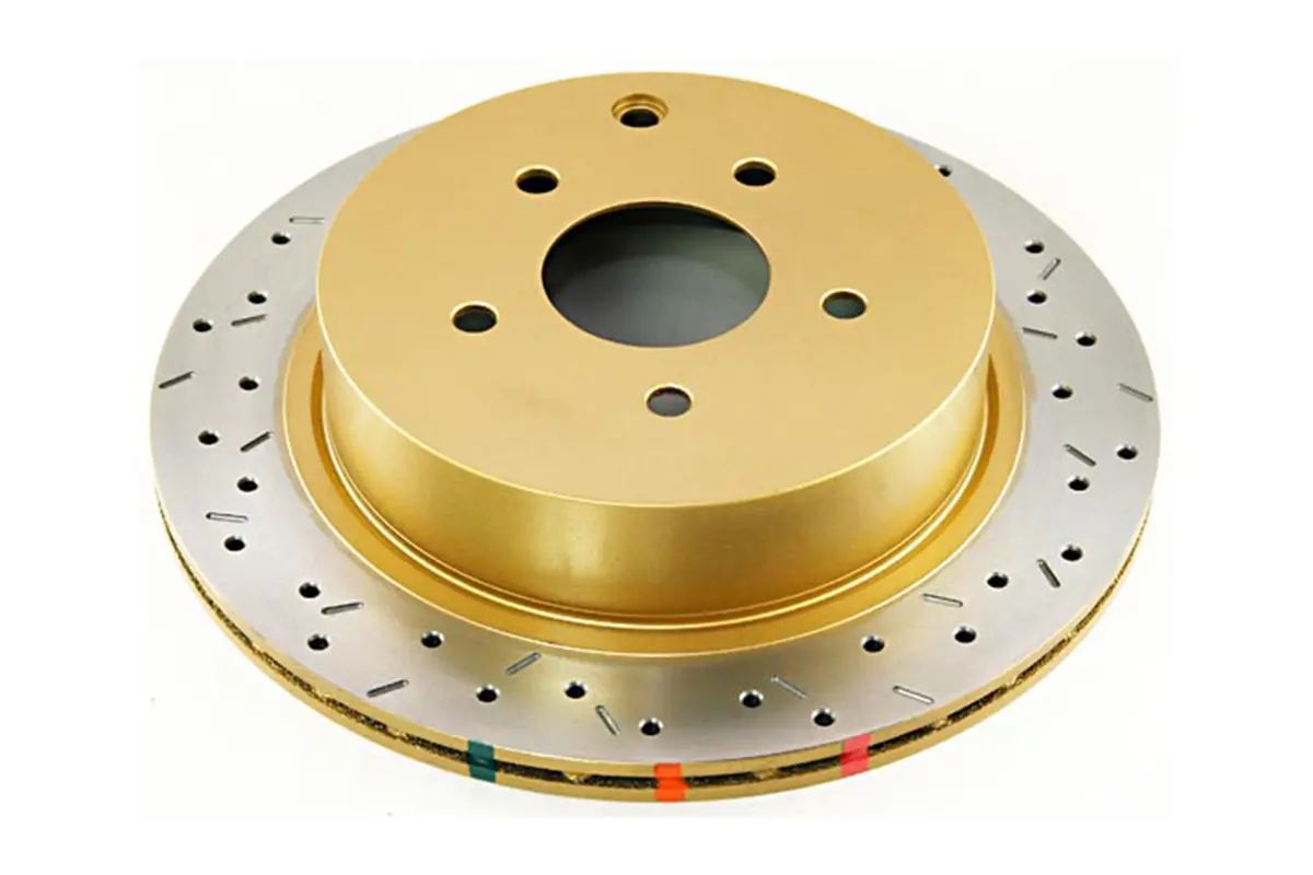 2003-2010 Infiniti Fx35 & More | Dba 4000 Series Xs Cross-Drilled/Slotted Brake Rotor [Rear] | Dba42313xs 1