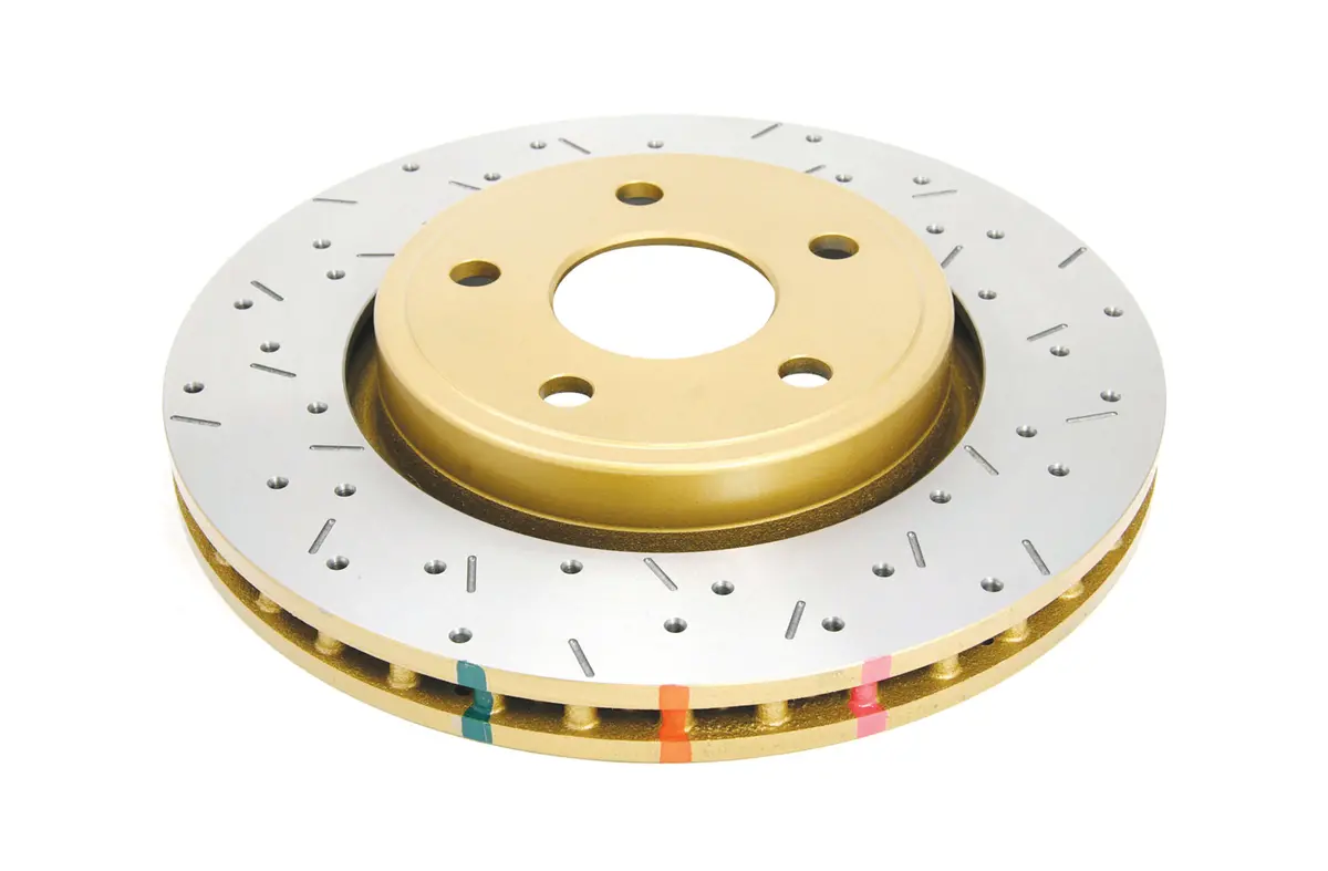 2005-2008 Jeep Grand Cherokee & More | Dba 4000 Series Xs Cross-Drilled/Slotted Brake Rotor [Front] | Dba42530xs 1