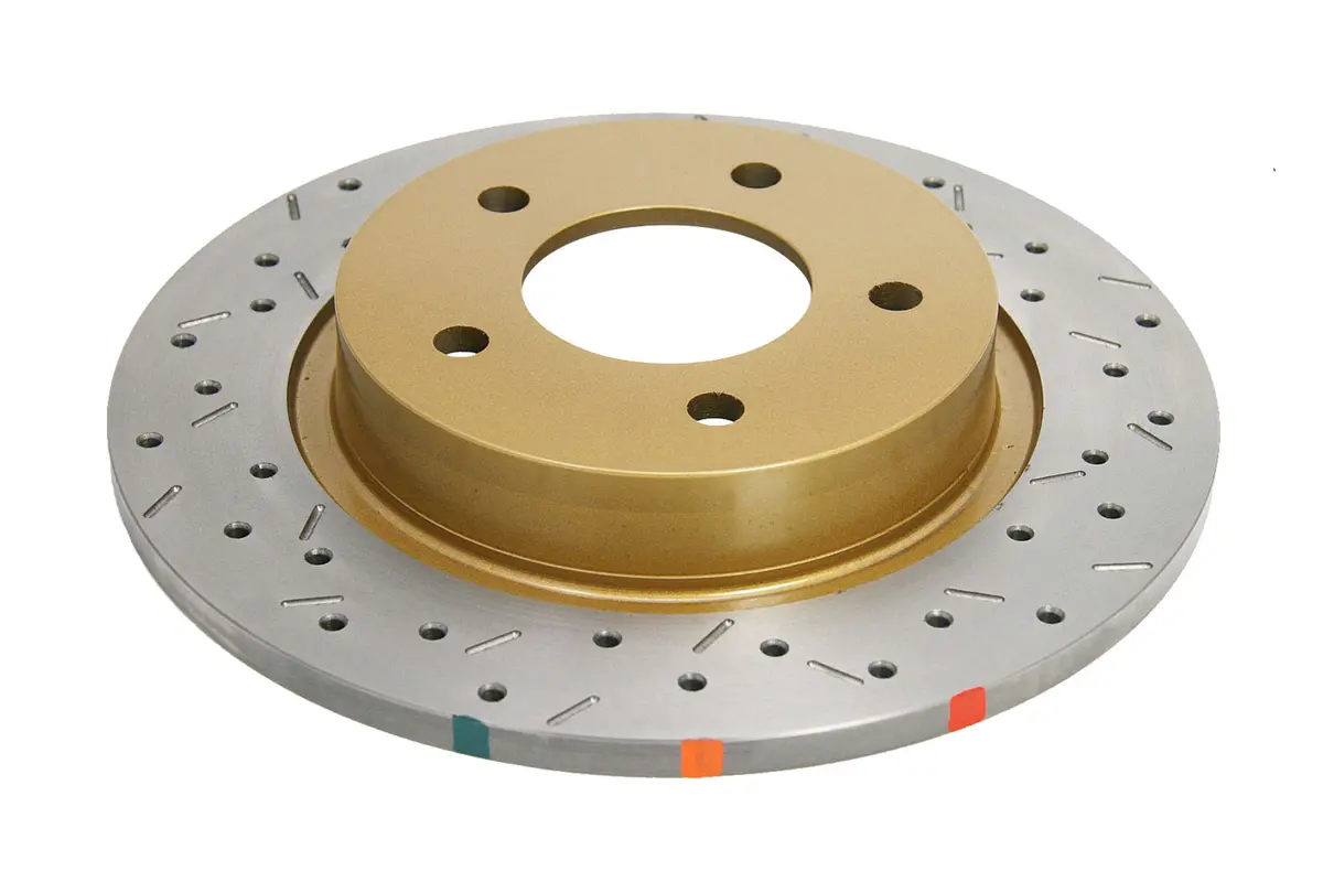 2007-2011 Mazda 3 | Dba 4000 Series Xs Cross-Drilled/Slotted Brake Rotor [Rear] | Dba42957xs 1