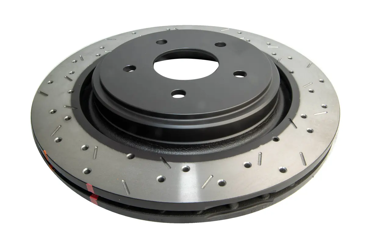 2005-2008 Chevrolet Corvette & More | Dba 4000 Series Xs Cross-Drilled/Slotted Brake Rotor [Rear] | Dba42991blkxs 1