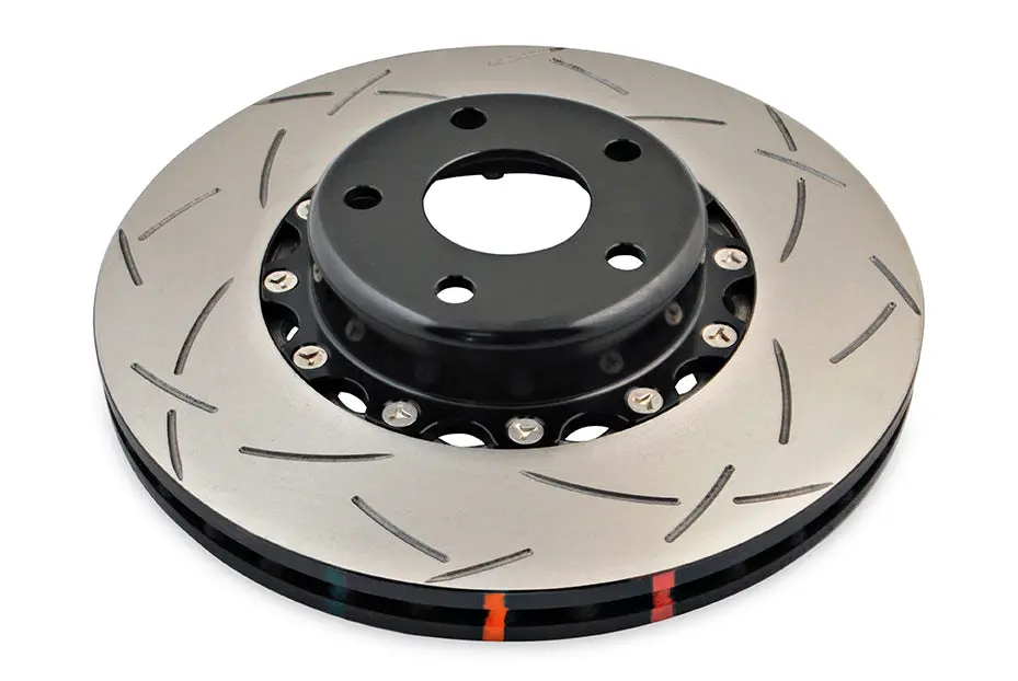 2003-2013 Subaru Forester & More | Dba 5000 Series Fully Assembled 2-Piece T3 Slot Brake Rotor [Front] | Dba5010blks 1