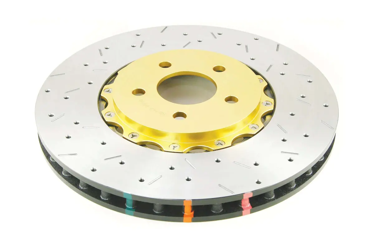 2007-2010 Ford Mustang & More | Dba 5000 Series Xs Cross-Drilled/Slotted Brake Rotor Ring [Front] | Dba52124gldxs 1