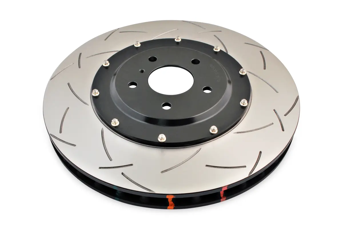 2009-2011 Nissan Gt-R | Dba 5000 Series Fully Assembled 2-Piece T3 Slot Brake Rotor [Front] | Dba52320blks 1