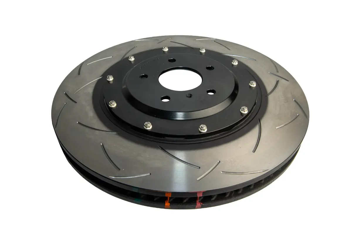 2015-2016 Nissan Gt-R & More | Dba 5000 Series Fully Assembled 2-Piece T3 Slot Brake Rotor [Front] | Dba52379blkls 1