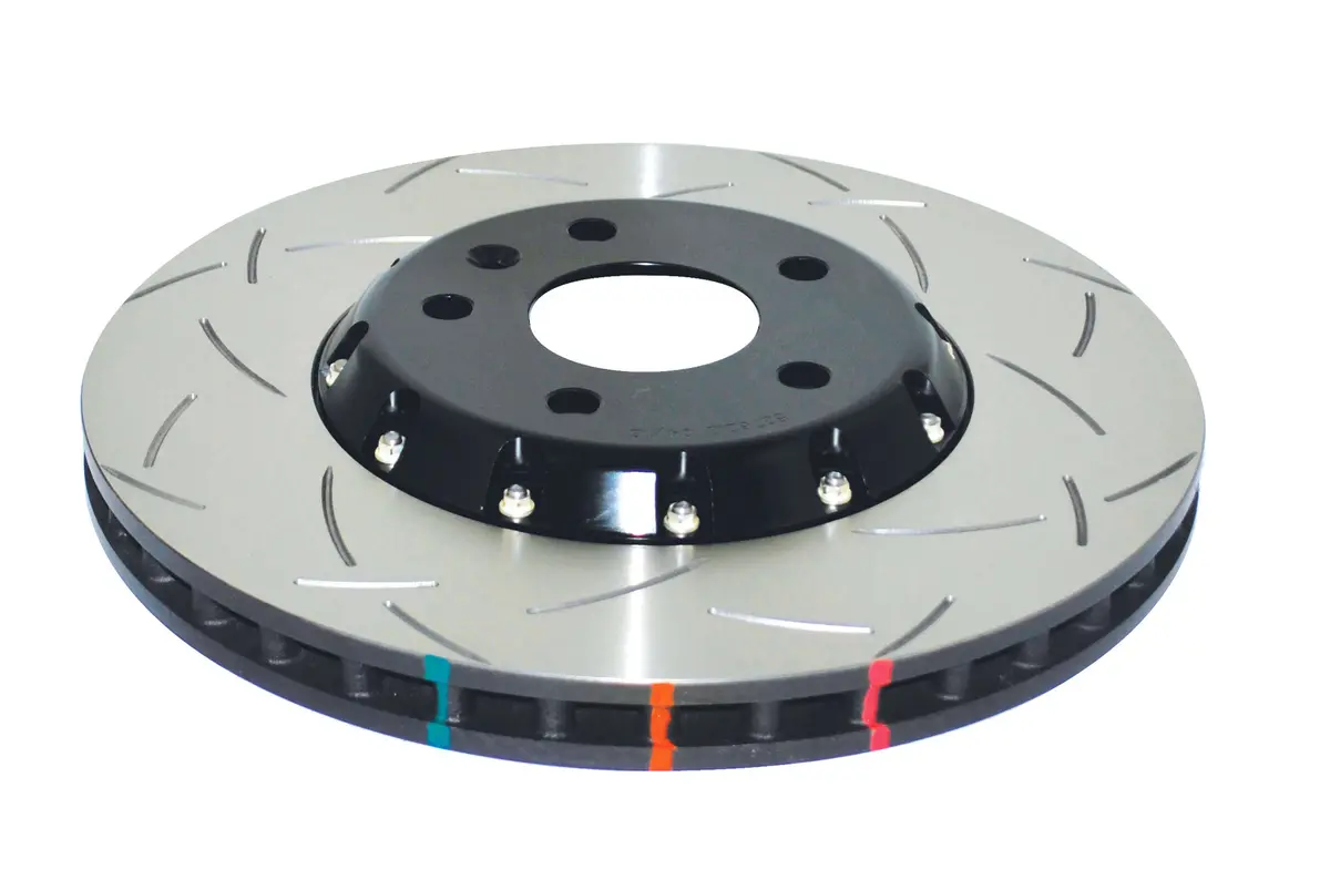 2017-2018 Chevrolet Corvette | Dba 5000 Series Fully Assembled 2-Piece T3 Slot Brake Rotor [Front] | Dba52762blks 1