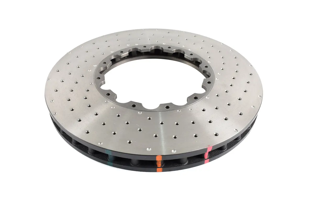 2021-2022 Chevrolet Camaro & More | Dba 5000 Series Fully Assembled 2-Piece Cross-Drilled/Dimpled Brake Rotor [Front] | Dba53940.1Xd 1