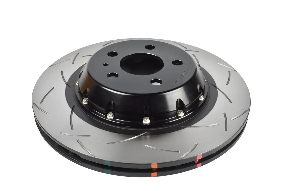 2019-2024 Tesla 3 Performance | Dba 5000 Series Fully Assembled 2-Piece T3 Slot Brake Rotor [Front] | Dba53942blks 1