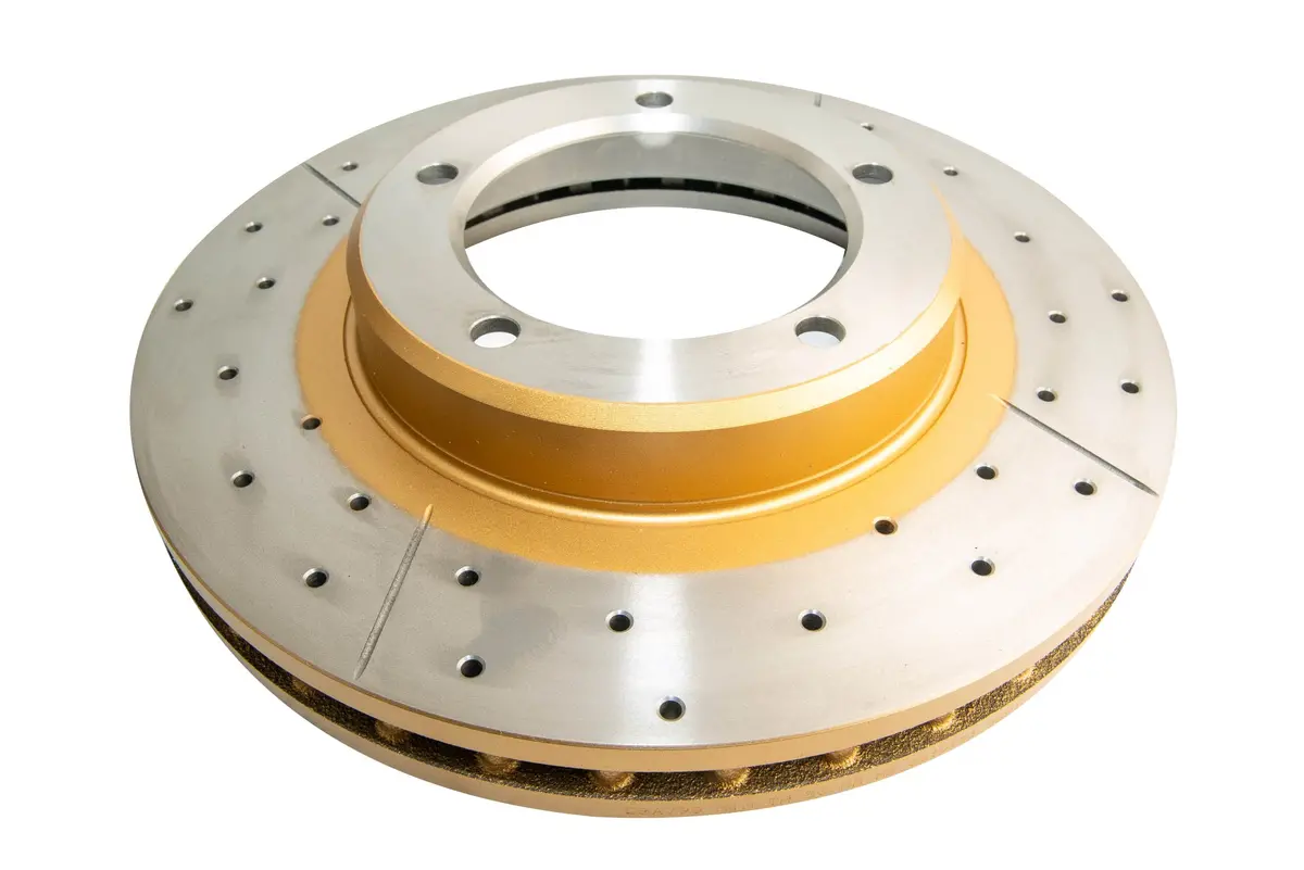 1989-1992 Toyota Land Cruiser | Dba Street Series Gold Cross-Drilled/Slotted Brake Rotor [Front] | Dba790x 1