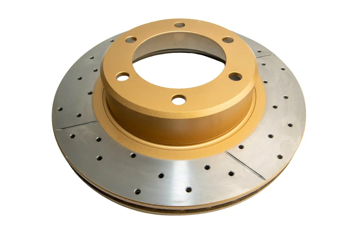 1998-2002 Toyota 4Runner & More | Dba Street Series Gold Cross-Drilled/Slotted Brake Rotor [Front] | Dba792x 1