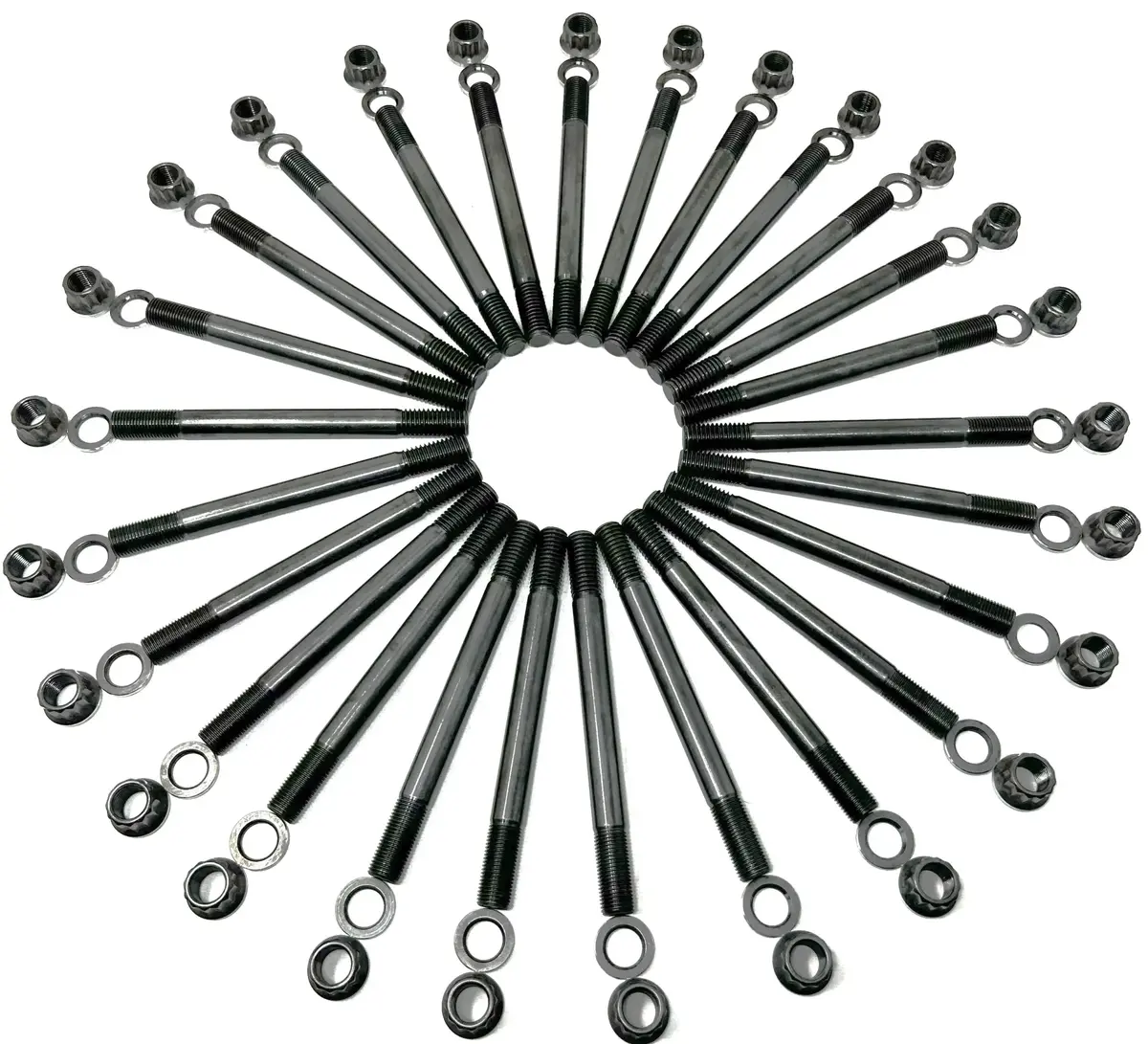 D&J Precision Machine 9/16X6.5 Inch Head Stud Kit 1