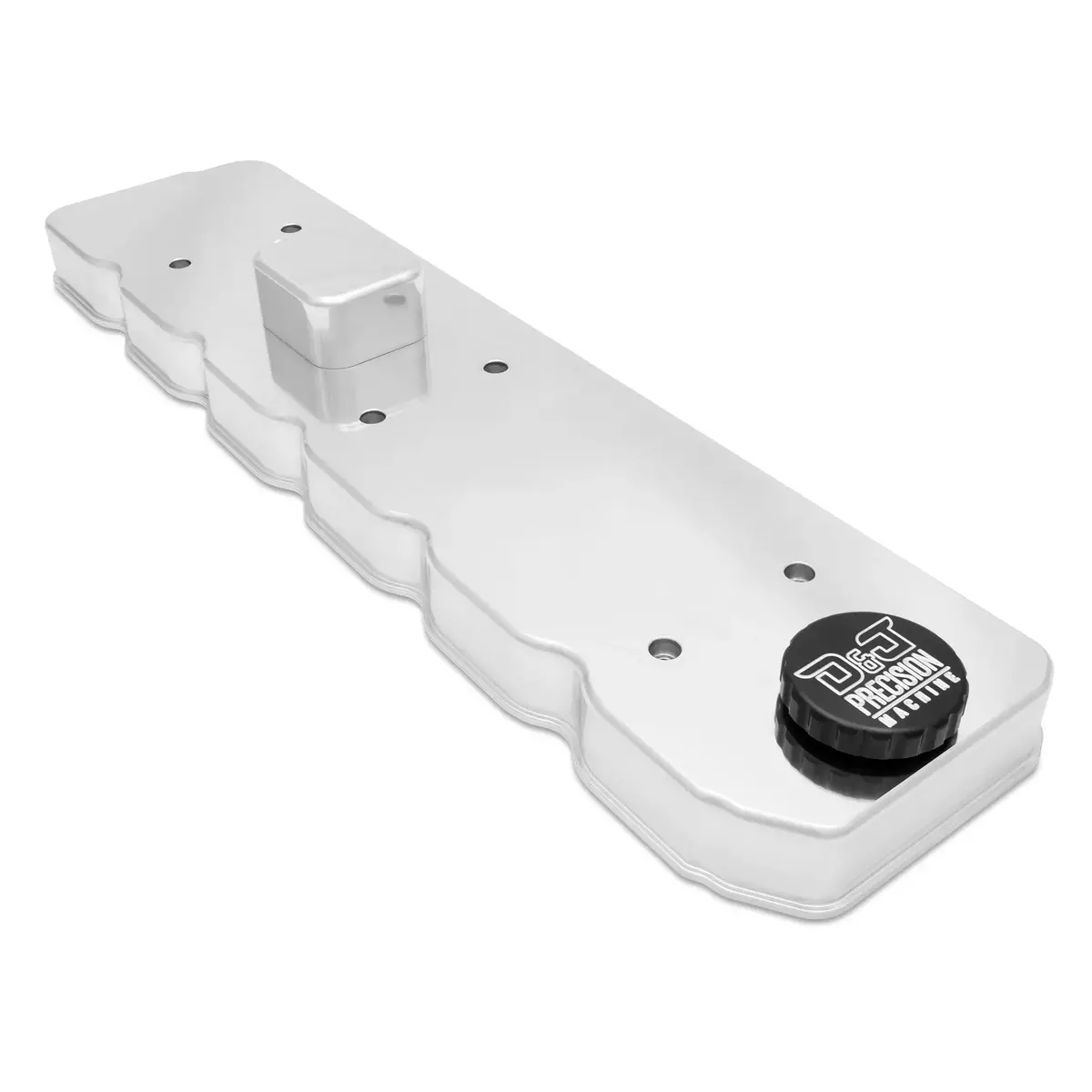 D&J Precision Machine Billet Valve Cover 06 To Present Raw Finish 1
