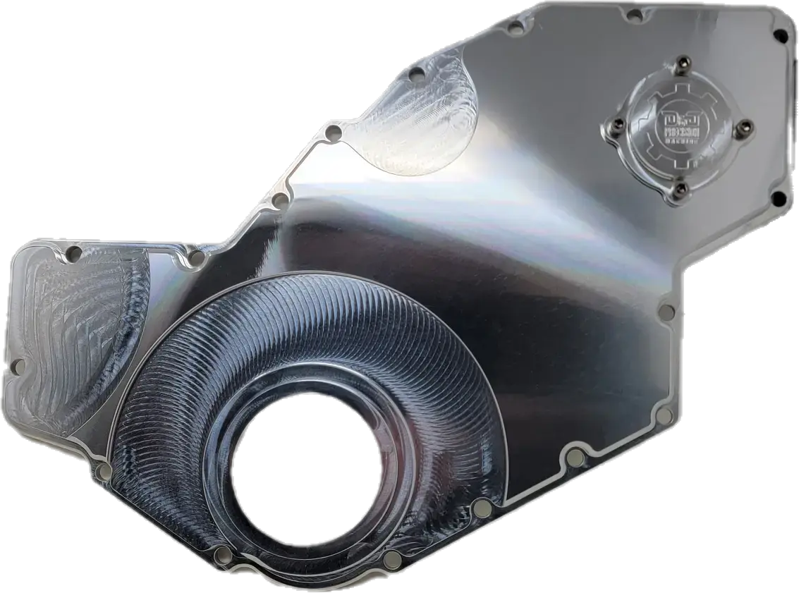D&J Precision Machine Cummins Billet Timing Cover 1