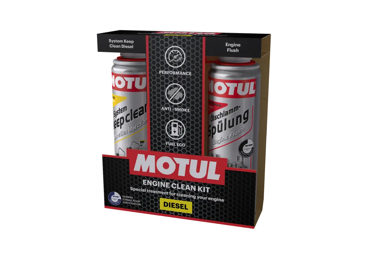 Motul Engine Clean Kit Diesel 600Ml Lubricant 1