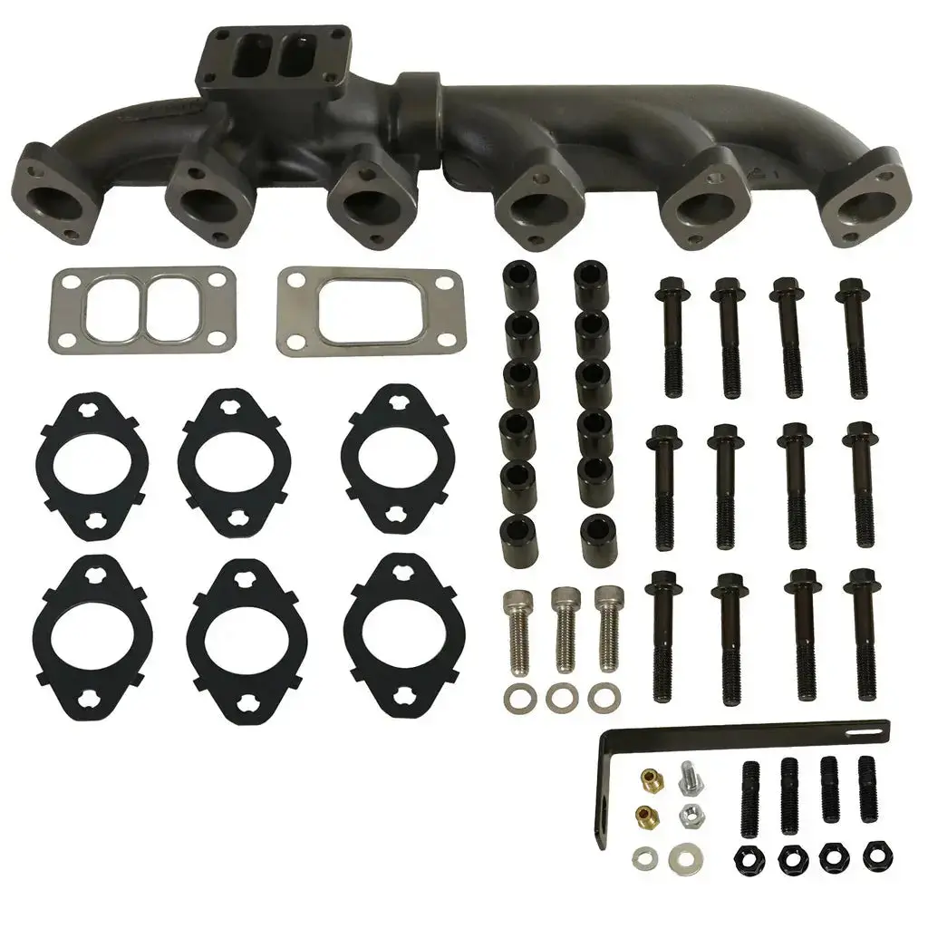 Exhaust Manifold Kit Stock Mount Dodge 5.9L Cummins 2003-2007 1