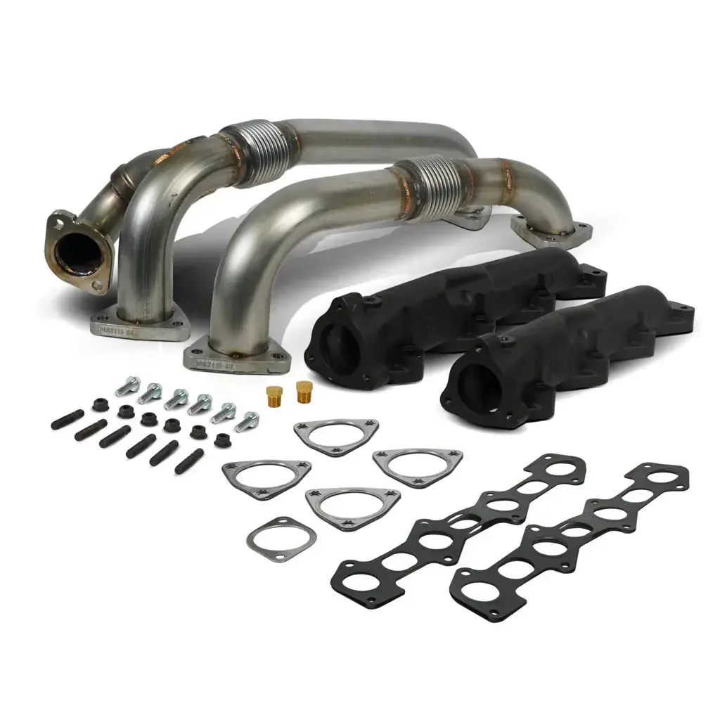 Exhaust Manifold & Up-Pipe Kit Ford F250/F350/F450/F550 Super Duty 6.4L Power Stroke 2008-2010 1