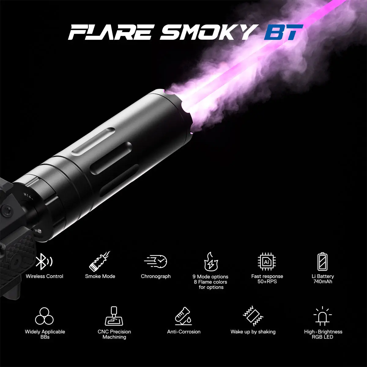 Eshooter Flare Smoky Bt Tracer Unit 1