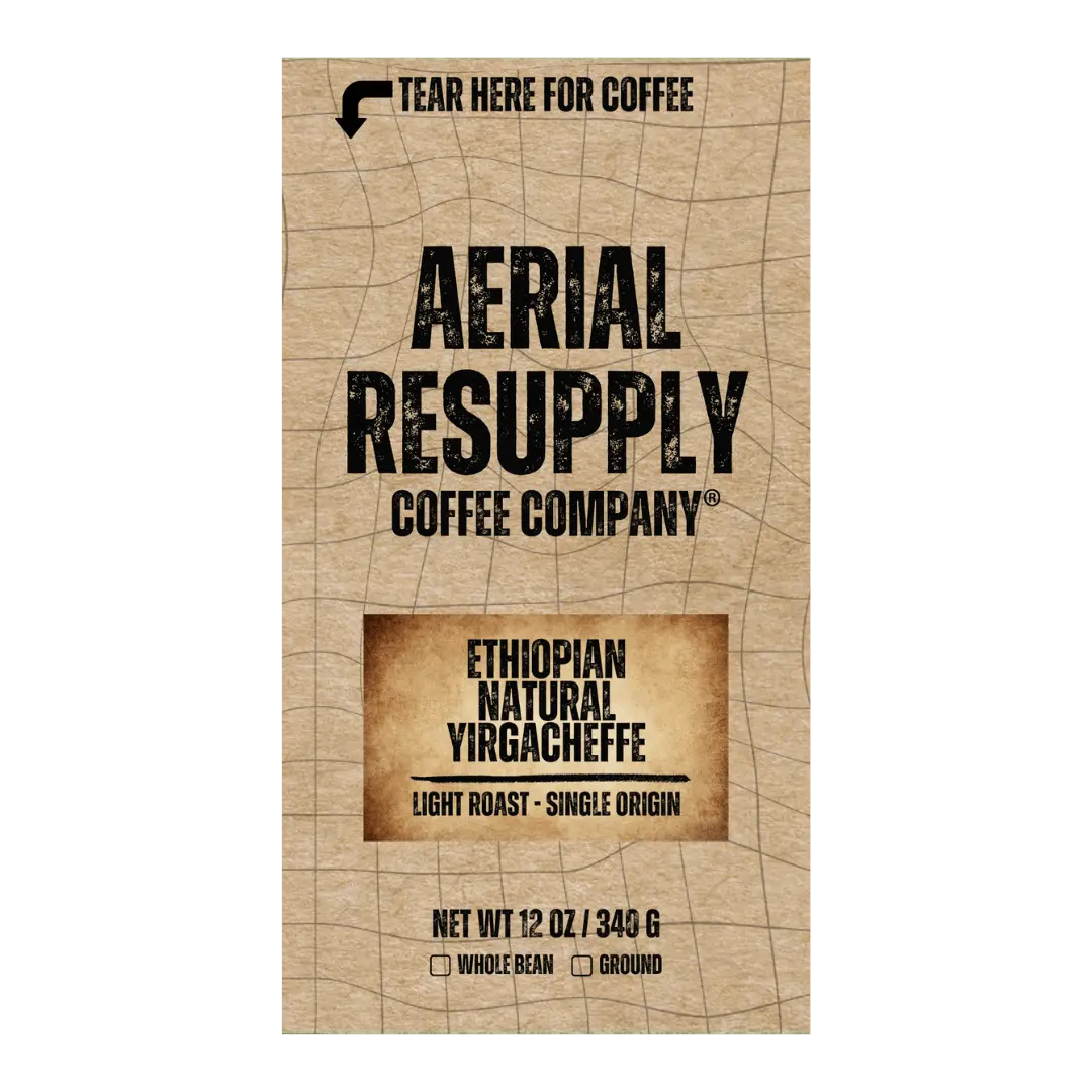 Ethiopian Natural Yirgacheffe Single Origin Light Roast | 12 Ounce Bag 1