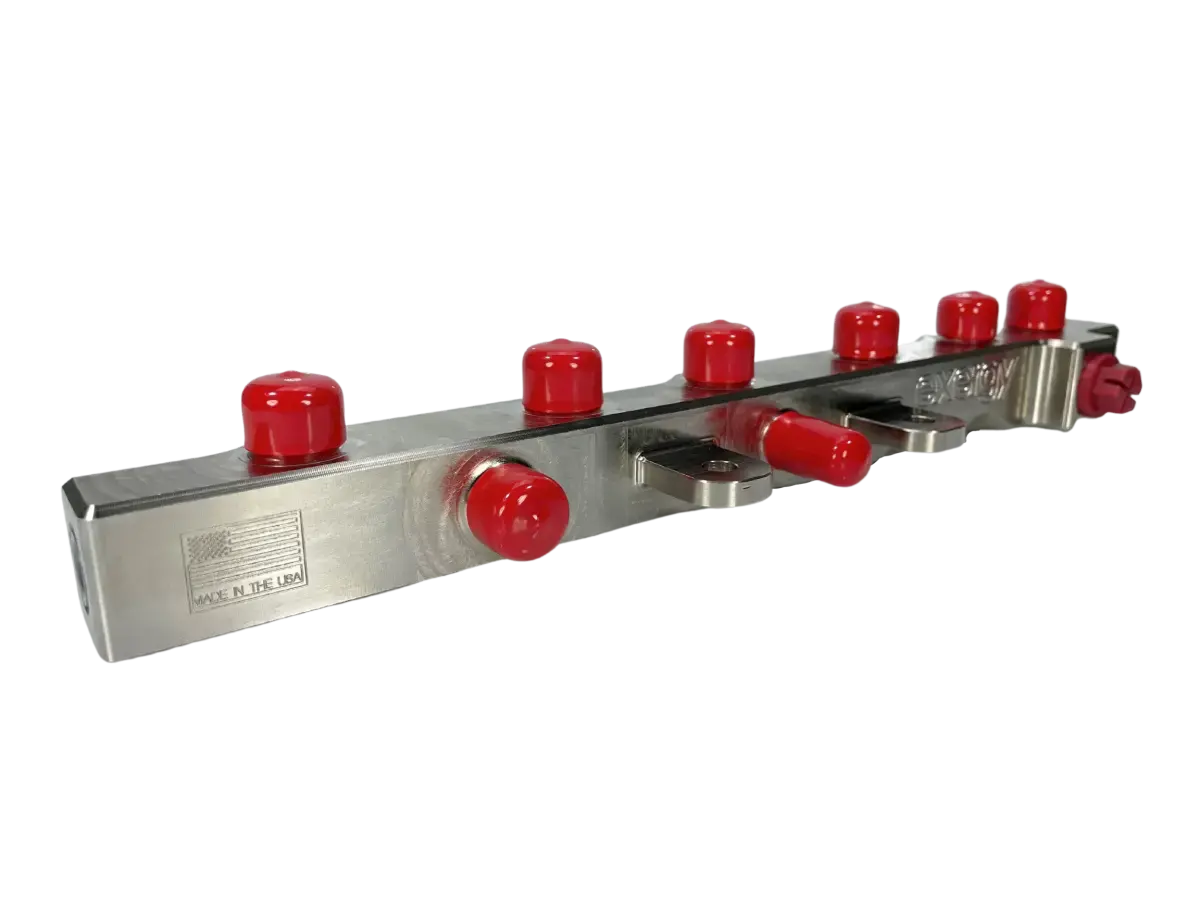 Exergy Performance 2007.5-2012 Cummins 6.7L Billet Dual-Feed Fuel Rail W/ 2000 Bar Sensor & 2200 Prv 1