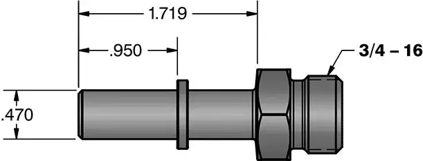 Fleece Performance 12Mm Quick Connect To 3/4 Inch-16 O-Ring (-8 An) Fpe-34550-A 1