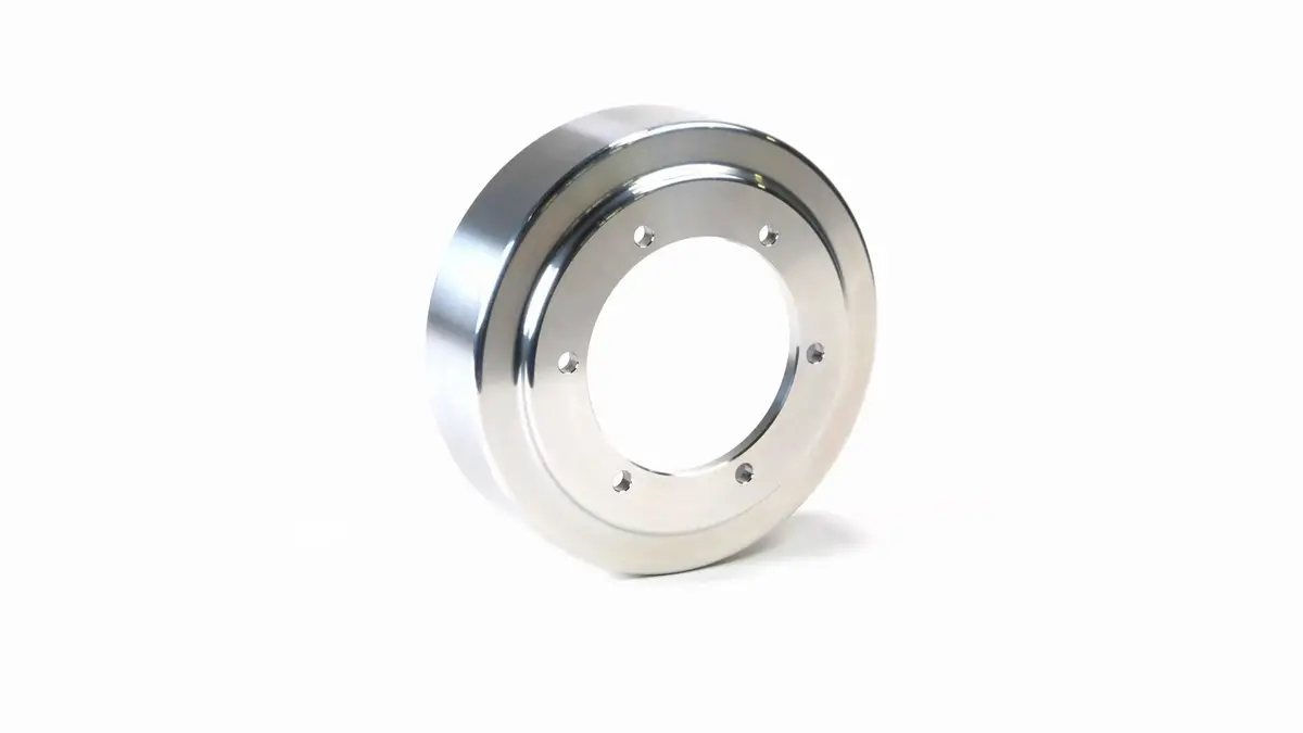 Fleece Performance 2013-2018 Cummins Fan Drive Pulley Bare Aluminum Finish Fleece Fpe-34659-Al 1