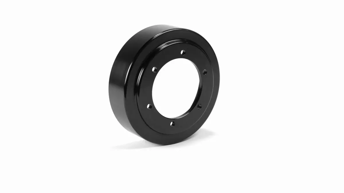 Fleece Performance Billet Aluminum Fan Drive Pulley Black Anodized Finish Fpe-34659-Blk 1