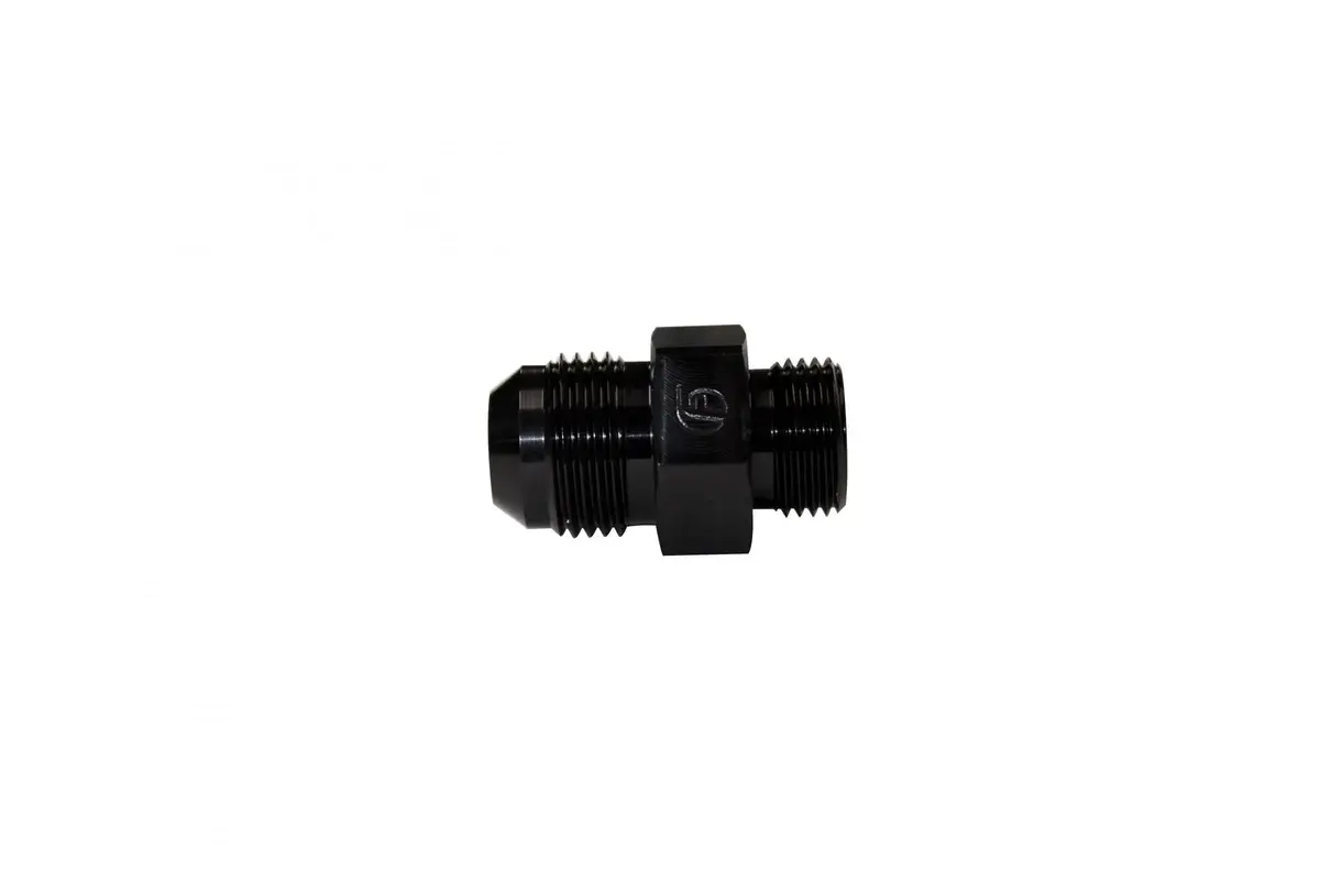 Fleece Performance Fpe-34873-A 8 An To 3/4-16 Straight Male Adapter – Black (Without O-Ring) 1