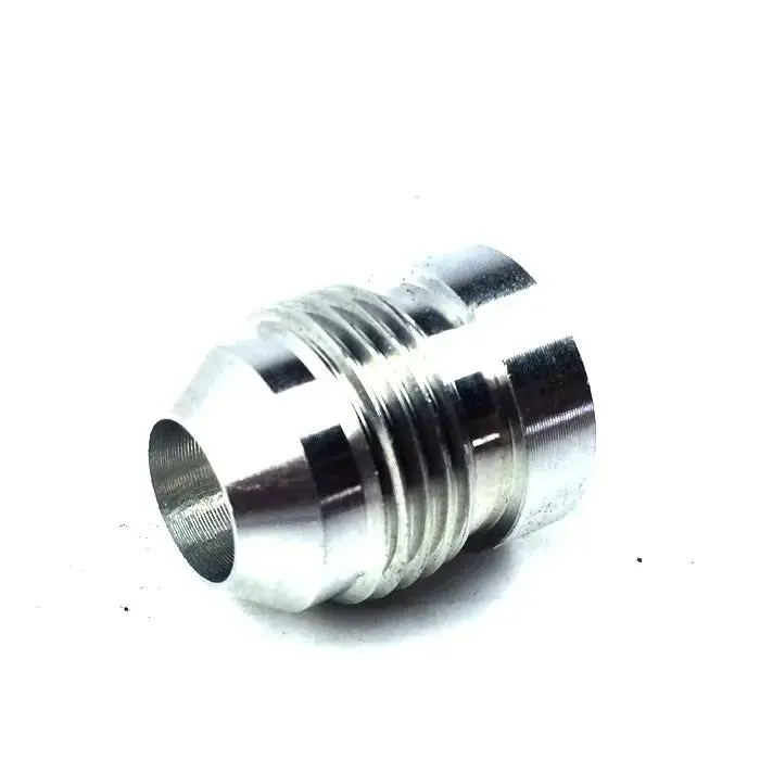 Fleece Performance '-8An Aluminum Male Weld Bung 1/2 Inch Register 3/4 Inch Od Fpe-An971-08Drd 1